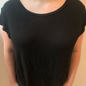 Black flowy tee from garage (L)